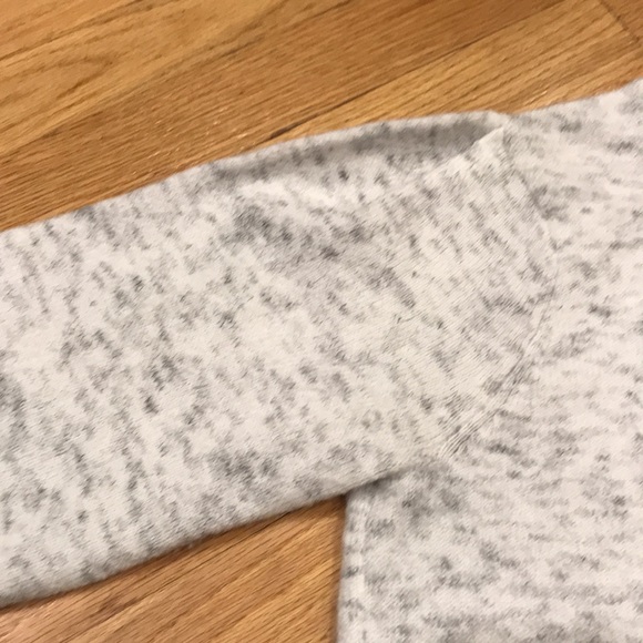 Anthropology PHILOSOPHY White & Gray Ballon Sleeve Sweater Sz S - Picture 4 of 6